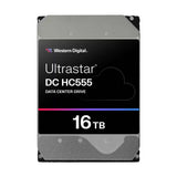 WESTERN DIGITAL ULTRASTAR DC HC555 HDD 16 TB INTERNO 3.5" SATA 6GB/s BUFFER: 512MB 7200rpm DATA CENTER DRIVE