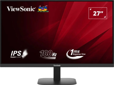 VIEWSONIC VA2708-2K-HD 27" LED 2K QHD IPS 2560 x 1440 16:9 1ms 100Hz HDR10 HDMI DISPLAYPORT NERO
