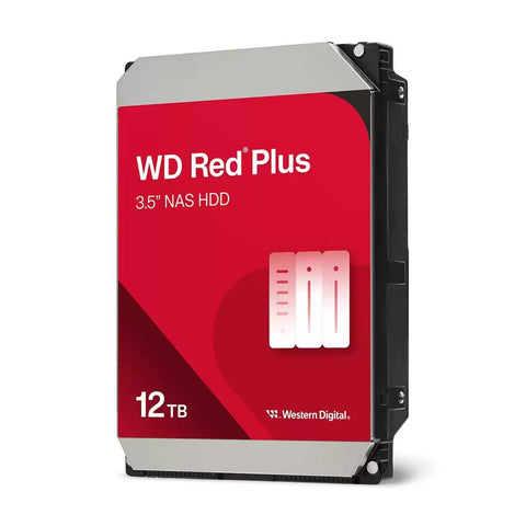 WESTERN DIGITAL RED PLUS HDD 12TB SATA III 3.5" BUFFER 512MB 7.200rpm