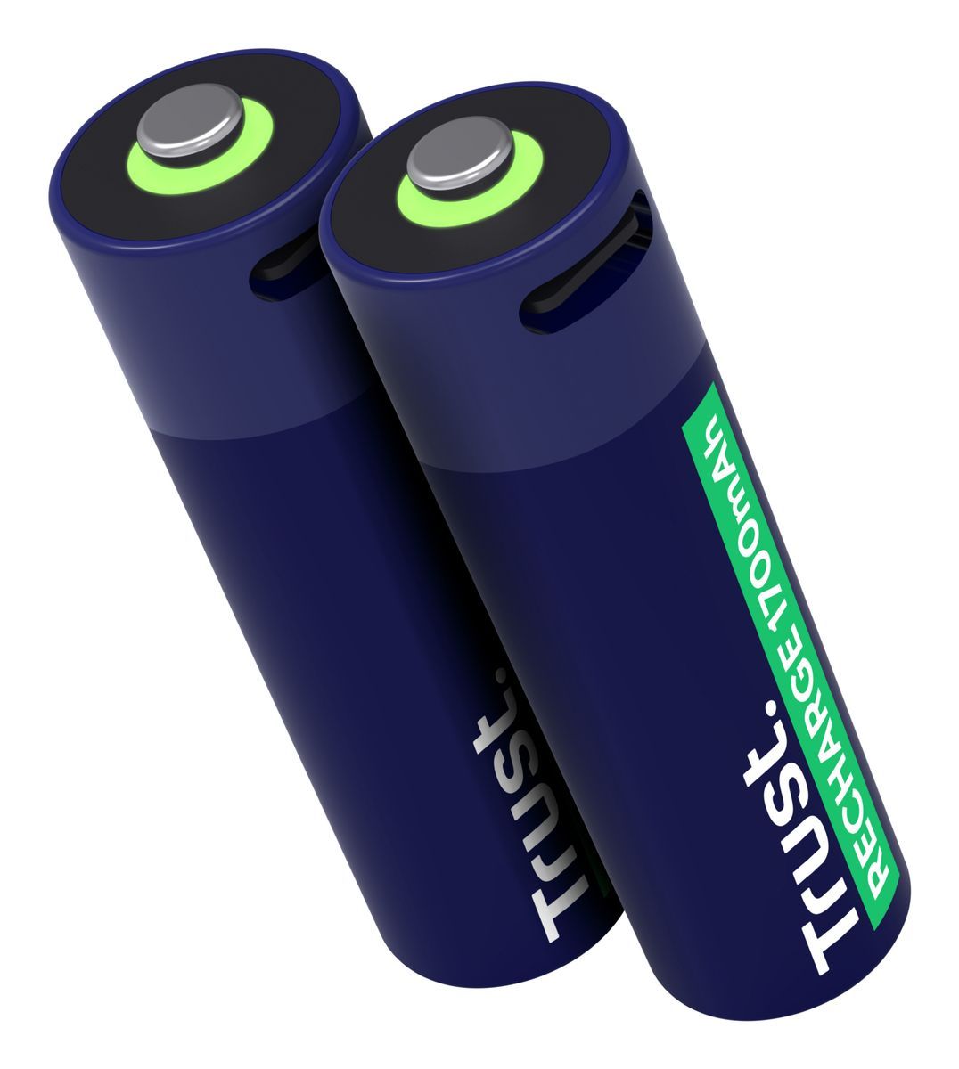 TRUST 25584 BATTERIE RICARICABILI VIA USB-C AA STILO 1.700mAh CONF 2 Pz.