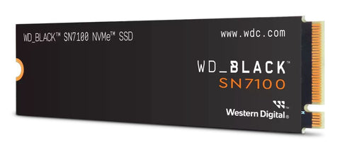 WESTERN DIGITAL BLACK SN7100 SSD 500GB M.2 NVMe 2280 INTERNO PCIe 4.0 NERO