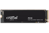 CRUCIAL P310 SSD 500GB M.2 2280 NVMe PCIe 4.0 x4 INTERNO 6600 MBps (lettura) / 3500 MBps (scrittura)