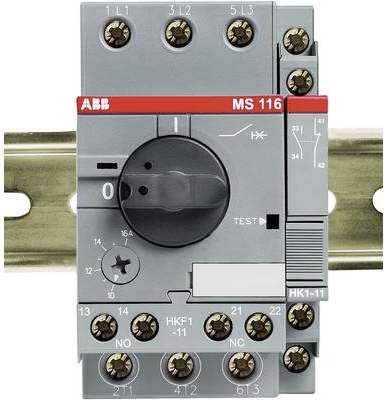 ABB Motorschutzschalter einstellbar 690 V/AC 6,3 A MS 116-6,3 1 St. (1SAM 250 000 R1009)