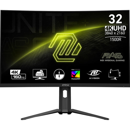 MSI 32"(81.3cm)TFT MSI OPTIX G321CUPDE GAMING - Flachbildschirm (TFT/LCD) - 32" [Energieklasse G] (9S6-3DC54A-015)