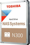 Toshiba N300 NAS Hard Drive 4TB 512MB - Festplatte - Serial ATA (HDWG740EZSTC)