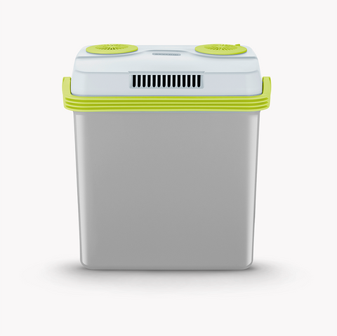 Severin TKB 2925. Produktfarbe: Grn, Grau, Gehusematerial: Kunststoff. Fassungsvermgen: 25 l, Khltemperaturreichweite: 20 - 50 C, Geruschpegel: 49 dB. Energiequelle: Elektro, Energiequelle: USB