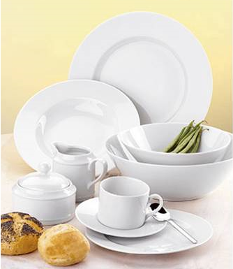 Esmeyer Essservice Heike 433-211 30teilig Porzellan wei (433-211)