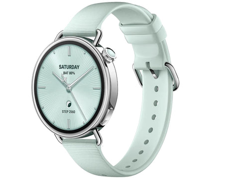 Xiaomi Watch S4 41 mm Smartwatch Mintgrn AMOLED 1,32" 466x466 Pixel 50m Wasserdicht