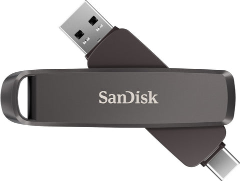 SANDISK SD EXTREME PRO DUAL DRIVE 256GB METAL DRIVE 1000/900MB/S USB C+T (SDDDE1-256G-G46)