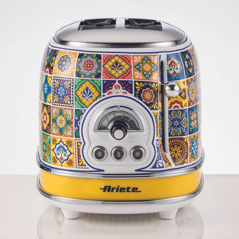 Ariete Vintage 2-Schlitz-Toaster - Positano Design (0155PO)