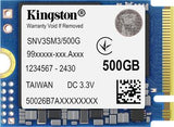 Kingston NV3 - SSD - 500 GB - PCIe 4.0 x4 (NVMe) (SNV3SM3/500G)