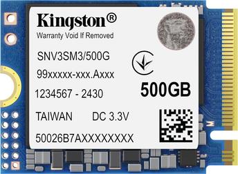 Kingston NV3 - SSD - 500 GB - PCIe 4.0 x4 (NVMe) (SNV3SM3/500G)