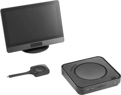 Barco ClickShare HUB CORE, inkl. 1x USB-C Button, MTR, 1x HDMI 2.0 Out (UHD/4K@60Hz, 5K@30Hz), 3x USB-C, 1x USB-A, 1x USB-C PD, LAN und WLAN (2,4/5GHz/6GHz) (R9861711EUB1)