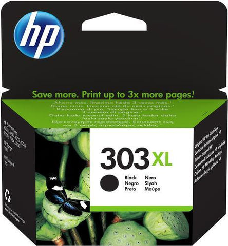 HP 303XL - 12 ml - Hohe Ergiebigkeit - Schwarz - Original - Tintenpatrone - fr Envy Photo 6220, Photo 6230, Photo 6255, Photo 7134, Photo 7155, Photo 7855 (T6N04AE#301)