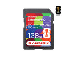 SanDisk Extreme PRO - FIFA World Cup 2026 Edition Flash-Speicherkarte - 128 GB - Video Class V90 / UHS-II - SDXC UHS-II (SDSDXDM-128G-GN4IH)