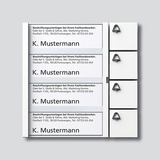 Siedle Vario Bus-Tasten-Modul BTM 650-04 W (035740)