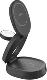 Belkin Klappbare Magnetische 3-in-1-Ladestation mit Qi2, black (WIZ034kqBK)
