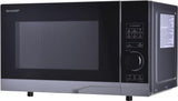 Sharp YC-PS204AE-S Mikrowelle Silber 700 W - Kapazitt: 20 Liter - Mikrowellenleistungsstufen: 10 - Steuerungstyp: Halbdigital (YC-PS204AE-S)