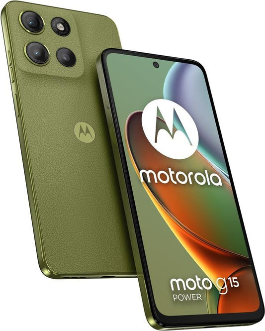 Motorola moto g15 power 17,1 cm (6.72") Dual-SIM Android 15 4G USB Typ-C 8 GB 256 GB 6000 mAh Grn (PB6G0002PL)