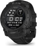 Garmin Instinct 3 Solar Tactical Edition 50mm Schwarz mit Silikon-Wechselarmband 26 mm (010-02935-50)