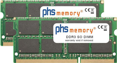 PHS-memory 32GB (2x16GB) Kit RAM Speicher fr QNAP TS-253Be-2G DDR3 SO DIMM 1866MHz PC3L-14900S (SP286117)