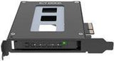ICY Dock ToughArmor MB111VP-B - Mobiles Speicher-Rack - U.2 / U.3 SSD Mobilrack - 2.5" (6,4 cm) - NVMe - PCIe 4,0 x4 - Schwarz (MB111VP-B)