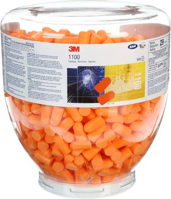 3M Refill Aufsatz fr One-Touch Spender, SNR = 37 dB, 500 Paar (1100B)