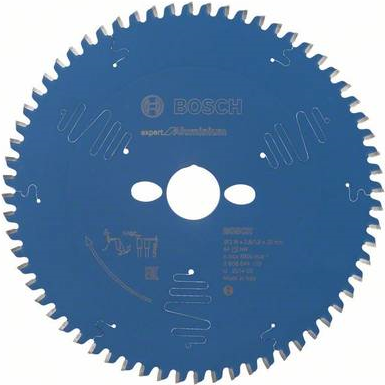 Bosch Expert for Aluminum - Kreissgeblatt - fr Holz, Kunststoff, Aluminium, nicht eisenhaltiges Metall, Epoxid - 216 mm - 64 Zhne (2608644110)