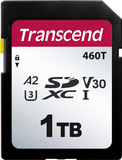 Transcend 460T - Flash-Speicherkarte - 1TB - A2 / Video Class V30 / UHS-I U3 - SDXC UHS-I (TS1TSDC460T-VS1)