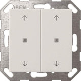 Gira Taster Wippe KNX, 2f, Reinwei 517403 (517403)