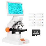 MatataStudio Digitales Mikroskop MT3-2 2MP Kamera 7-Zoll IPS-Display bis 1200x Vergrerung