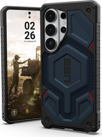 UAG Urban Armor Gear Monarch Pro Case mit Magnet-Modul  Samsung Galaxy S26 Ultra  kevlar mallard (blau)  214513113955 (214513113955)