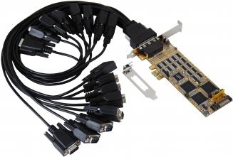 EXSYS GmbH PCIe 16S Seriell RS-232 Karte, SystemBase (EX-44316-2)