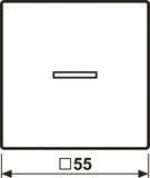 Jung HOME Taster 1fach BTA17101WW 1 (BTA17101WW)