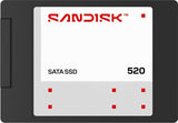 SANDISK 520 SATA III SSD 2TB 6,35cm 2,5Zoll Read speeds up to 560MB/s (SDSS51200TAB-000G0)