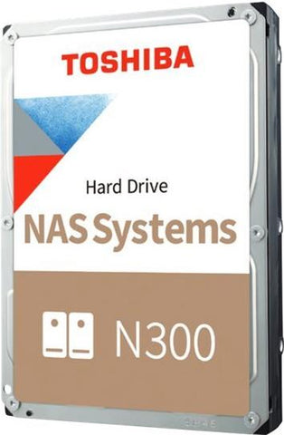 Toshiba N300 NAS Hard Drive 10TB 512MB - Festplatte - Serial ATA (HDWG71AEZSTA)