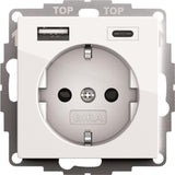 Gira SCHUKO-Steckdose, reinwei glnzend (245903)