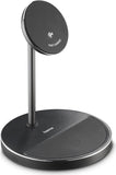 Hama Kabelloses Qi2-Ladegert, induktiv Schnellladen, 2in1-Ladestation, 15 W (00201738)