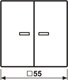 Jung HOME Taster 2fach BTA17102WW 1 (BTA17102WW)