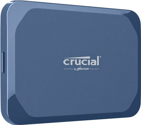 Crucial X10 - SSD - verschlsselt - 1 TB - extern (tragbar) - USB 3.2 Gen 2x2 (USB-C Steckverbinder) - 256-Bit-AES - Matte Blue (CT1000X10SSD9)