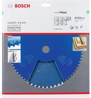 Bosch Expert for Wood - Kreissgeblatt - fr Holz - 254 mm - 54 Zhne