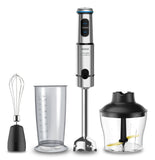 Sogo Hand Blender - Stainless Steel with 3 Attachments (BAT-SS-14490)