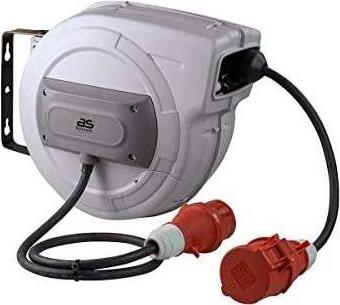 Ausziehbares Verlngerungskabel AS-SCHWABE 400V, 16A 15m (12649)