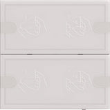 Gira KNX Tastsensor 4 Komfort 2f TS4 ws 5002003 (5002003)