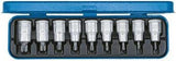 Gedore Innen-TORX, TORX BO Steckschlssel-Bit-Einsatz-Set 9teilig 1/2" (12.5 mm) 6158970 (6158970)