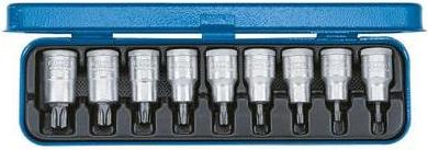 Gedore Innen-TORX, TORX BO Steckschlssel-Bit-Einsatz-Set 9teilig 1/2" (12.5 mm) 6158970 (6158970)