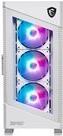 MSI MPG VELOX 100R - Mid tower - ATX - Seitenteil mit Fenster (gehrtetes Glas) - keine Spannungsversorgung (ATX) - wei - USB/Audio (306-7G18W23-809)