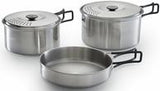Camping Gaz Topf-Set Camping Kit 5-teilig edelstahl 2 Tpfe+ 2 Deckel+ 1 (2197184)