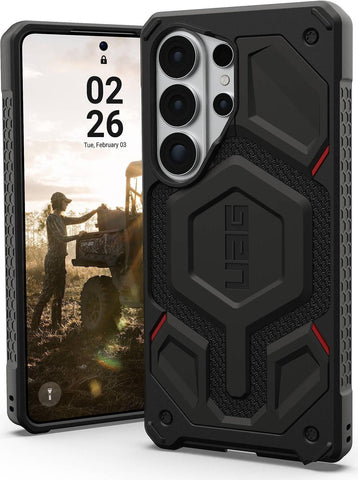 UAG Urban Armor Gear Monarch Pro Case mit Magnet-Modul  Samsung Galaxy S26 Ultra  kevlar schwarz  214513113940 (214513113940)