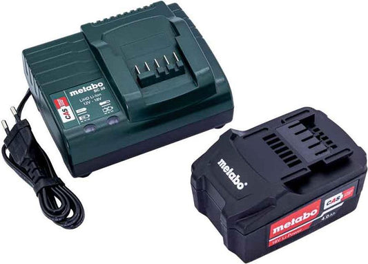 Metabo 685192000 Akku-Set 18V Li-Ion (4,0 Ah) , Akku und Ladegert (685192000)